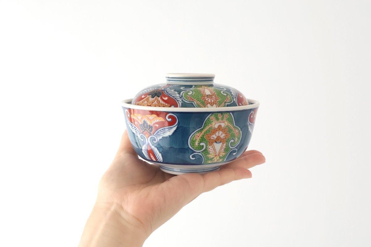 蓋物｜染錦濃紋様｜磁器｜有田焼｜和食器通販｜うちる｜和食器の皿、鉢