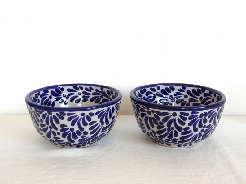 プエブラ産タラベラ焼きボウル大 A☆TALAVERA MENDOZA