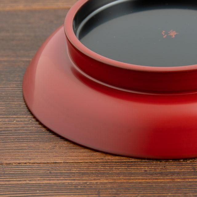 岩舘隆 岩手県浄法寺 五寸椿皿 朱浄法寺塗 塗師 販売店 通販 FRANK