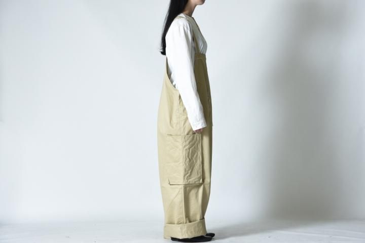 My Beautiful Landlet チノオーバーオール beige - BISHOOL,Edwina