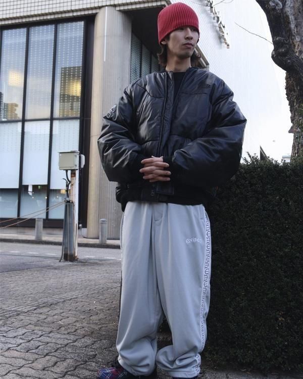 TIGHTBOOTH / TBKB LEATHER MA-1 DOWN JKT