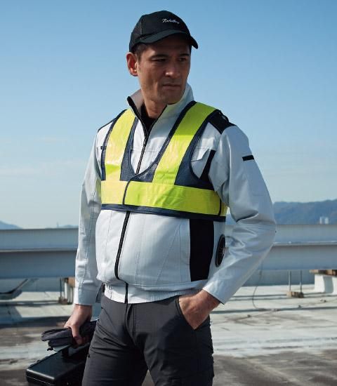 旭蝶繊維 70019（ショート丈 安全ベスト）｜空調服専門店