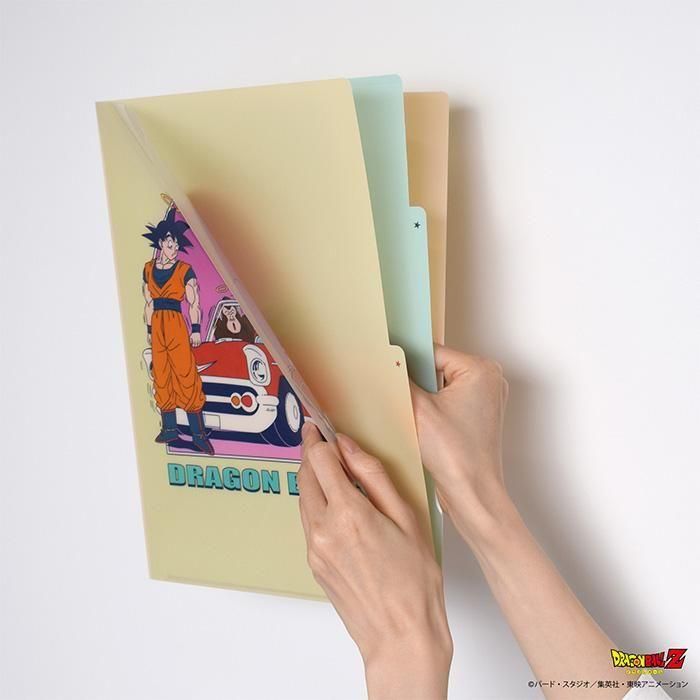 インデックス付きクリアファイル｜ドラゴンボールZ｜フラワーリング