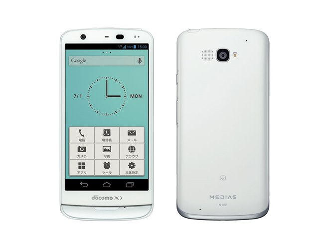 NEC、シンプルUIを搭載した4.7型有機ELスマホ「MEDIAS X N-06E