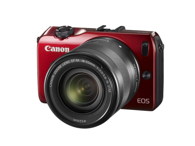 キヤノン、EOS Mレンズキットにホワイトとレッドボディのモデルを追加