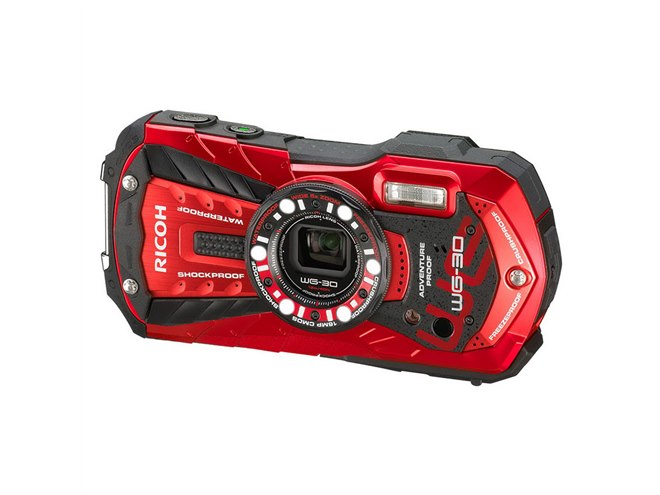 リコー、裏面照射型CMOSを採用したタフネスデジカメ「WG-30/30W