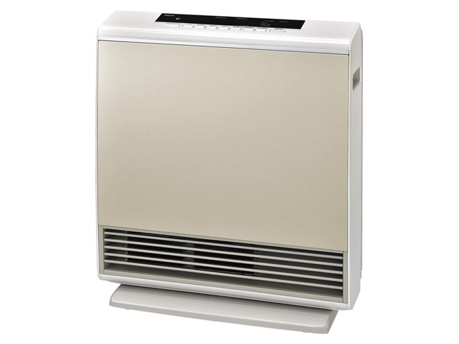 リンナイ、スポット暖房モード搭載で軽量タイプのガスファンヒーター