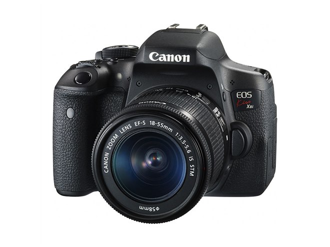 キヤノン、2420万画素のエントリー一眼レフ「Kiss X8i」「8000D