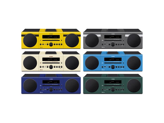 ヤマハ、ヤマハバイクがモチーフのコンポ「MCR-B043」に限定カラー6色