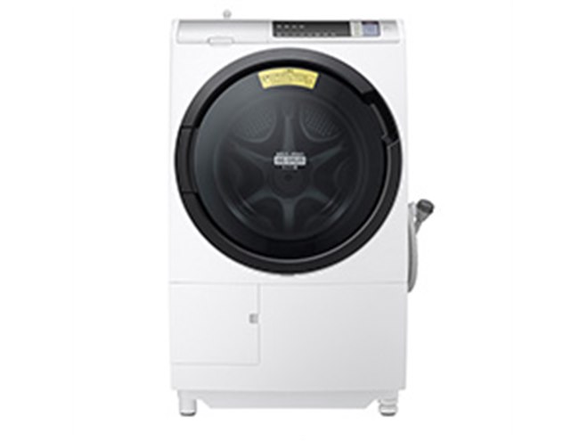 日立、高速風と湿度コントロールでシワをきれいに伸ばすドラム式洗濯