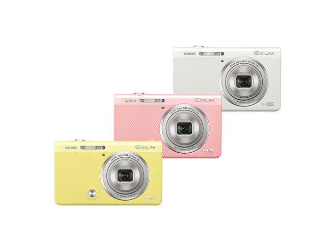 カシオ、自撮り画像だけをスマホに送信するカメラ「EX-ZR70」を12/16