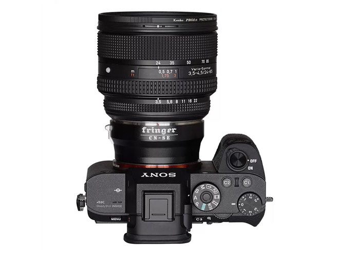 Fringer、コンタックスN/645レンズ向けのソニーEマウント用アダプター