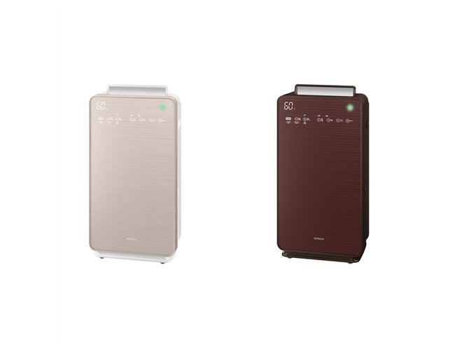 日立、部屋の“花粉”を捕集する自動おそうじ対応の加湿空気清浄機