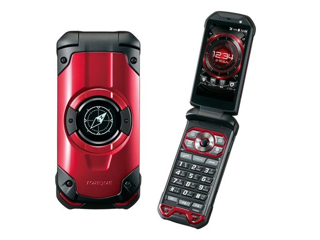 au、6年ぶりの折りたたみ式タフネスケータイ「TORQUE X01」を2/24発売