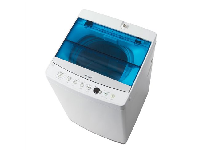 ハイアール、「しわケア」脱水機能を搭載した7kg/6kgモデルの洗濯機