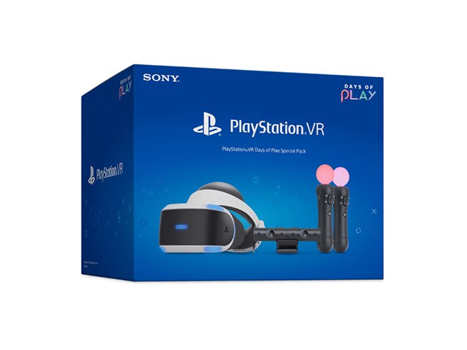ソニー、PS VRとモーションコントローラー2本のセットを36,980円で限定