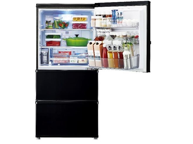 AQUA、130cmでコンパクトながら「旬鮮チルド」を搭載した3ドア冷蔵庫