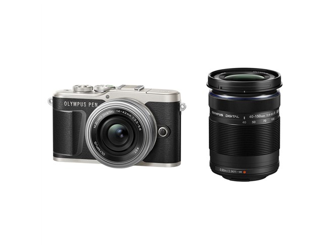 オリンパス、シンプルで上質なデザインの小型ミラーレス「PEN E-PL9