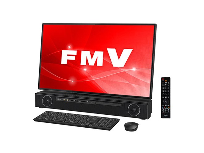富士通、新4K衛星放送チューナー内蔵の27型一体型デスクトップ「FH-X