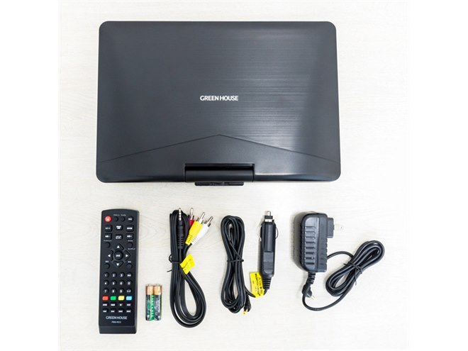 グリーンハウス、11.4型液晶搭載のポータブルブルーレイプレーヤー
