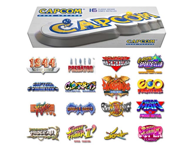 カプコン、16タイトル内蔵でスティック付きのゲーム機「Capcom Home