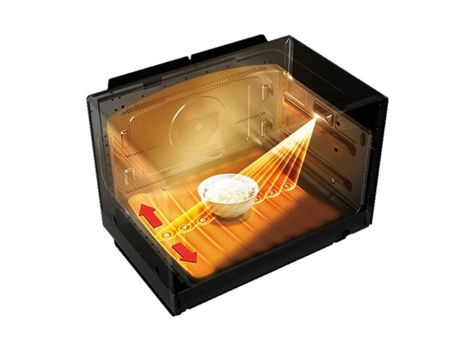 東芝、食品の位置・分量を見極められるオーブンレンジ「石窯ドーム ER