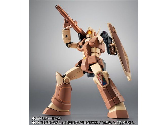 ジム・キャノン アフリカ戦線仕様が「ROBOT魂」から発売、サンドカラー