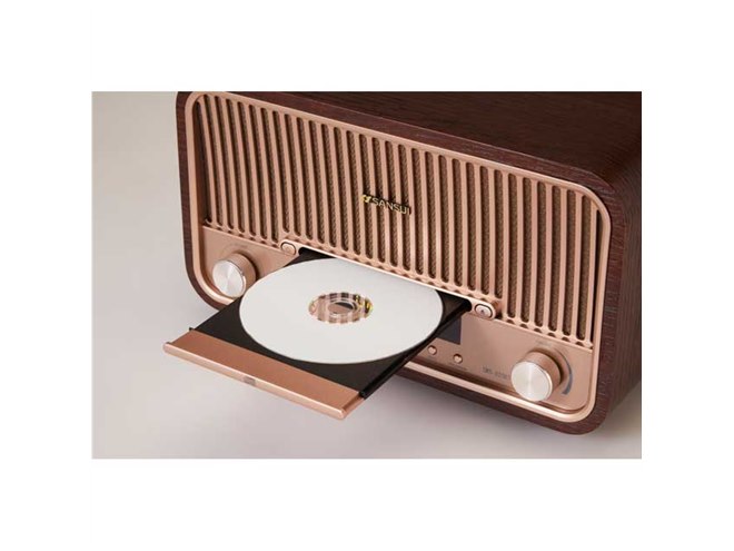 ドウシシャ、レトロデザインのBluetooth搭載CDプレーヤーとラジオ