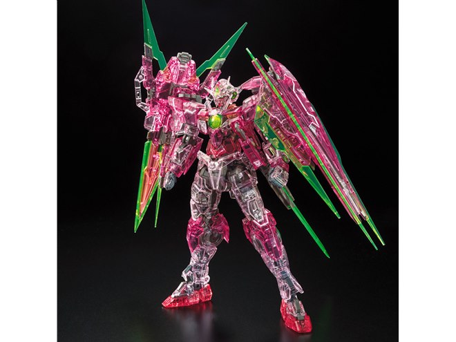 ガンプラ「RG ダブルオークアンタフルセイバー トランザムクリア」が