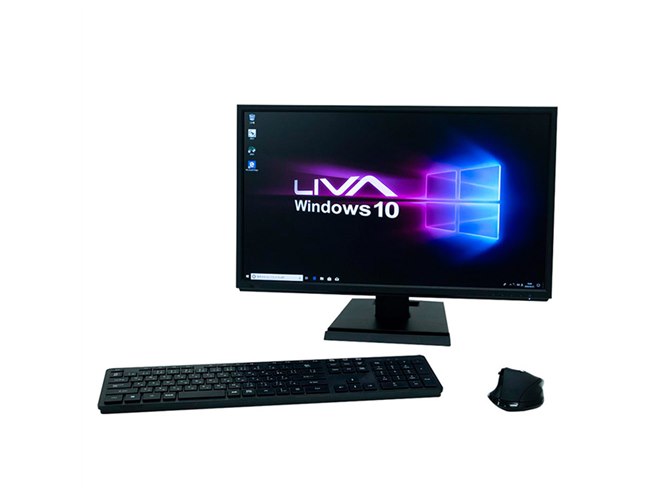 49,800円の小型PCセットが発売、21.5型液晶と無線マウス/キーボード