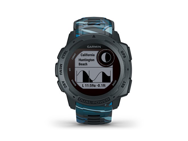ガーミン、サーフィン機能を新搭載した 「INSTINCT DUAL」新モデル