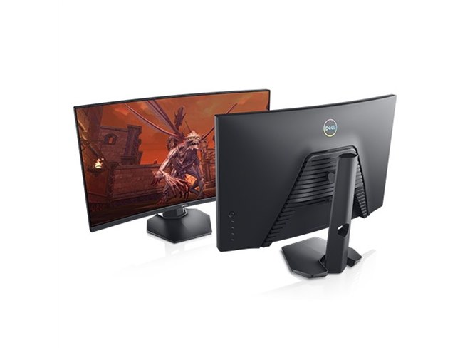 デル、1500R曲面スクリーン採用の27型ゲーミング液晶「S2721HGF