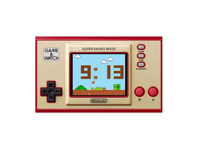任天堂、2.36型カラー液晶搭載の「ゲーム＆ウオッチ スーパーマリオ