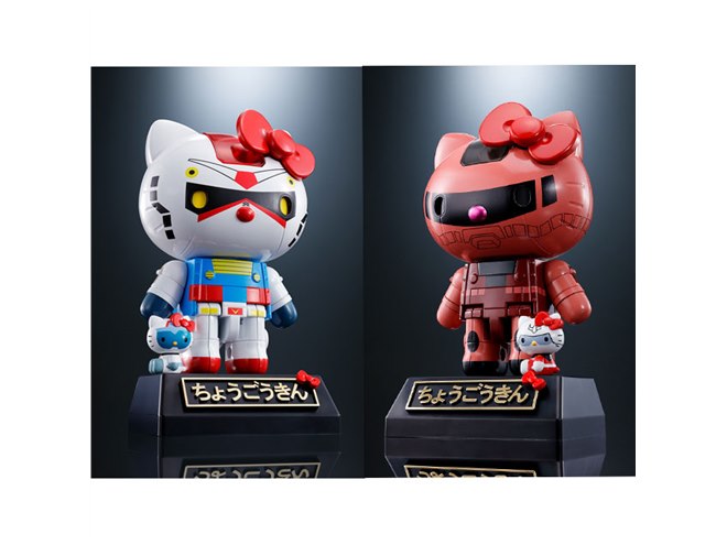 バンダイ、ガンダム/シャアザク仕様の超合金「ハローキティ」を7月発売