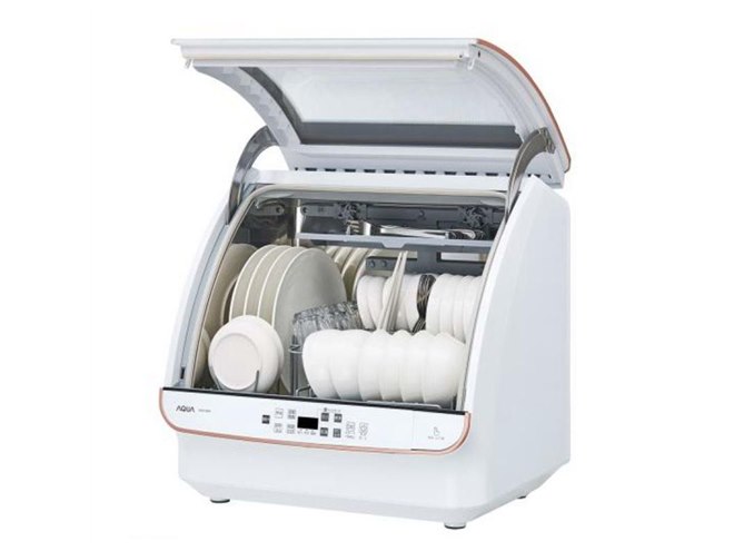 AQUA、“中が見える食器洗い機”に「ナイトモード」を搭載した低騒音