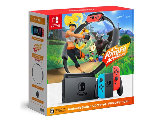 任天堂、「Nintendo Switch リングフィット アドベンチャー セット」を