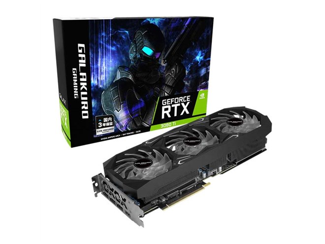 GALAKURO GAMING、「GeForce RTX 3080 Ti」を搭載したビデオカード