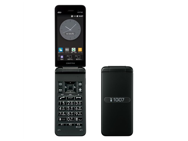 au、「＋メッセージ」を利用できる4Gタフネスケータイ「GRATINA KYF42