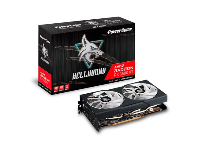PowerColor「Red Devil」「Hellhound」からRadeon RX 6600 XTビデオ