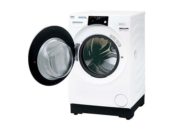 AQUA、水平ドラムを採用したドラム式洗濯乾燥機「まっ直ぐドラム