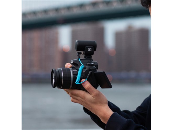 ゼンハイザー、スーパーカーディオイド搭載のオンカメラマイク「MKE