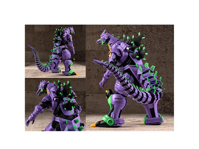 ゴジラ対エヴァンゲリオン」3式機龍が初号機カラーでプラモデル化