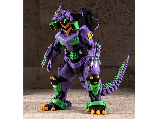 ゴジラ対エヴァンゲリオン」3式機龍が初号機カラーでプラモデル化