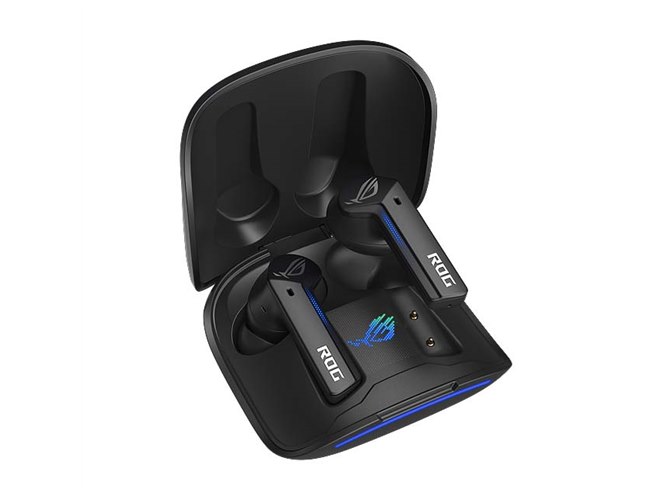 ASUS、対戦型ゲーム向け完全ワイヤレスイヤホン「ROG CETRA TRUE