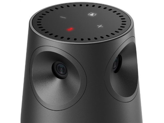 ソースネクスト、マイクとスピーカーが一体化した360度WEBカメラ