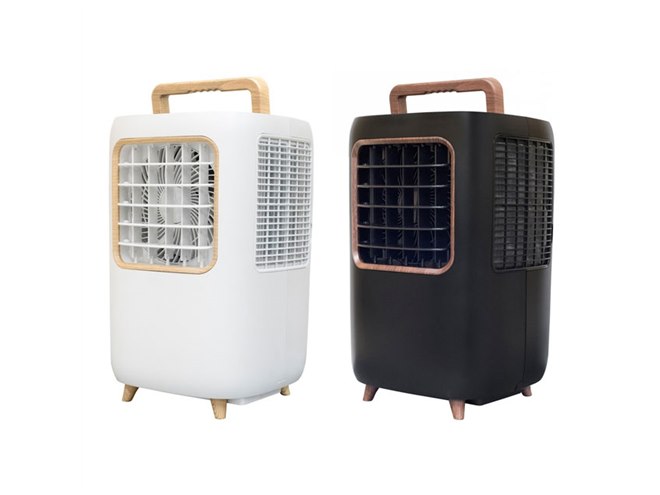 山善、－7度の冷風で涼める「コンパクトクーラー」に木目調デザインの