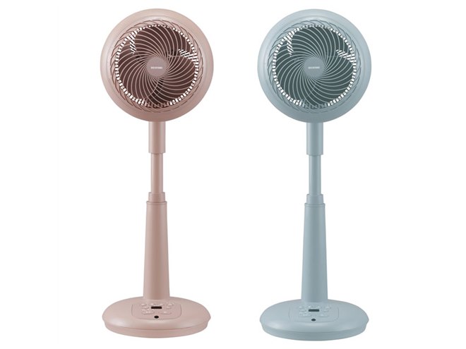 アイリスオーヤマ、ポップなカラーの「WOOZOO サーキュレーター扇風機