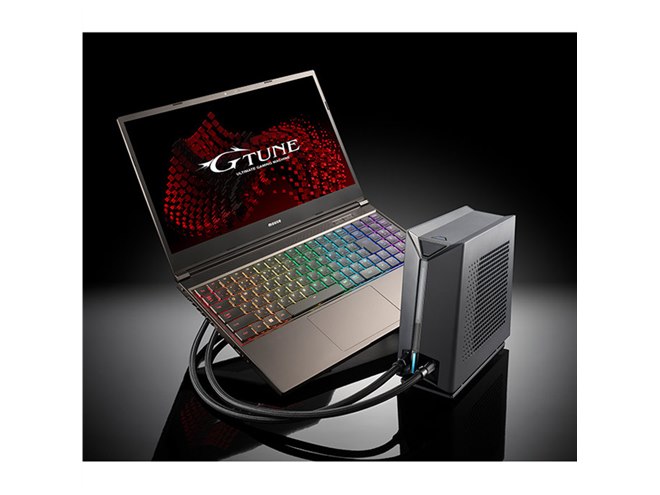 約37万円、専用の水冷BOXを付属した15.6型ゲーミングノート「G-Tune H5