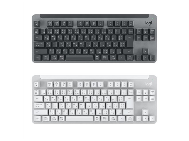 ロジクール、メカニカルキーボード「K835」の赤軸ワイヤレスモデルを8