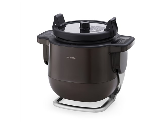 アイリスオーヤマ、内なべが自動回転する「自動かくはん式調理機 CHEF